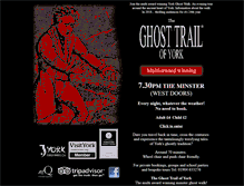 Tablet Screenshot of ghosttrail.co.uk